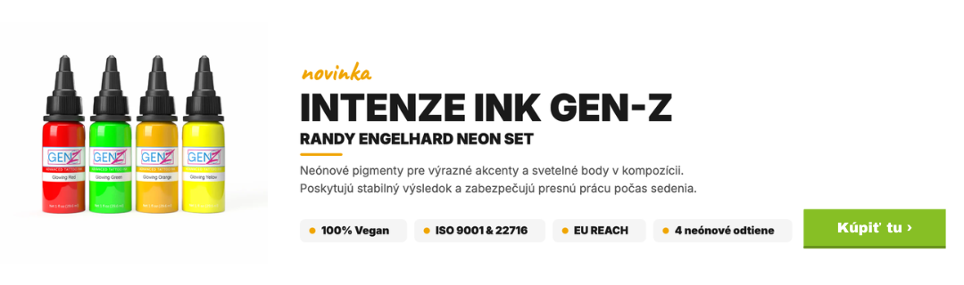 Intenze Ink Gen-Z - Randy Engelhard Neon Set (4x 30 ml)